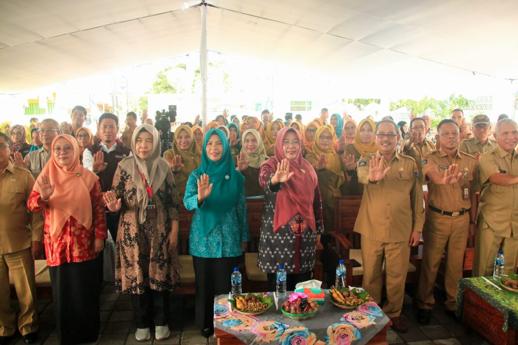 Kick Off Intervensi Pencegahan Stunting pada Senin, 3 Juni 2024, di Desa Midang, Kecamatan Gunung Sari, Kabupaten Lombok Barat.