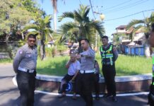 Sat Lantas Polresta Mataram Gagas Kampung Tertib Lalu Lintas di Jempong Baru