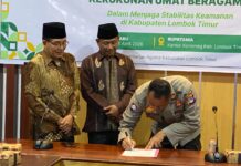Stabilitas Daerah, Kemenag Lotim Tekankan Sinergi Jaga Kerukunan Antar Umat Beragama