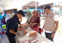 Tekan Inflasi Jelang Hari Raya, Satgas Pangan NTB Gelar Pangan Murah di Lombok Tengah